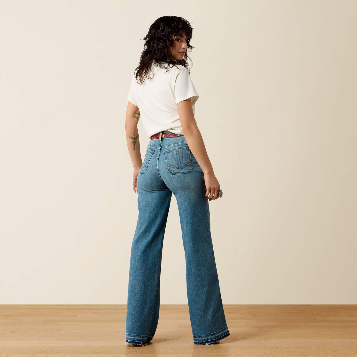 Women's Ultra High-Rise Wide-Leg Jeans - Blue