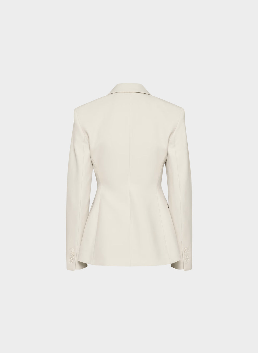 Single-Breasted Stretch Blazer - Brown Check