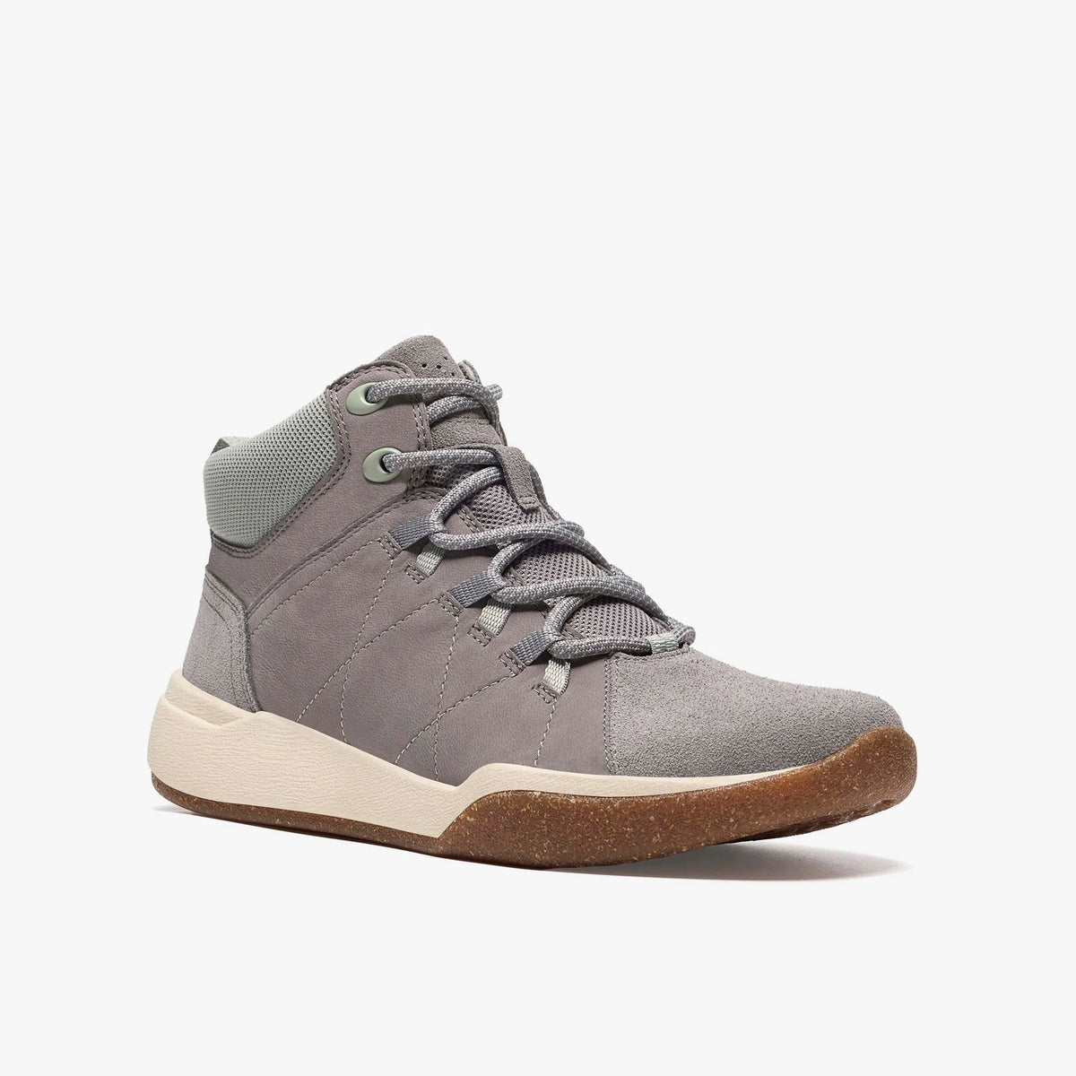 Water-Resistant Nubuck Ankle Boot - Grey