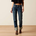 Women's Mid-Rise Stretch Straight Jeans - Dresden