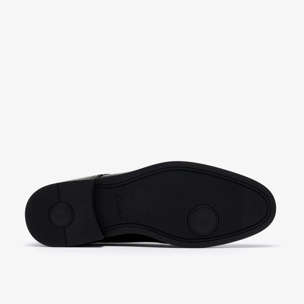 Leather Cap-Toe Oxford - Black