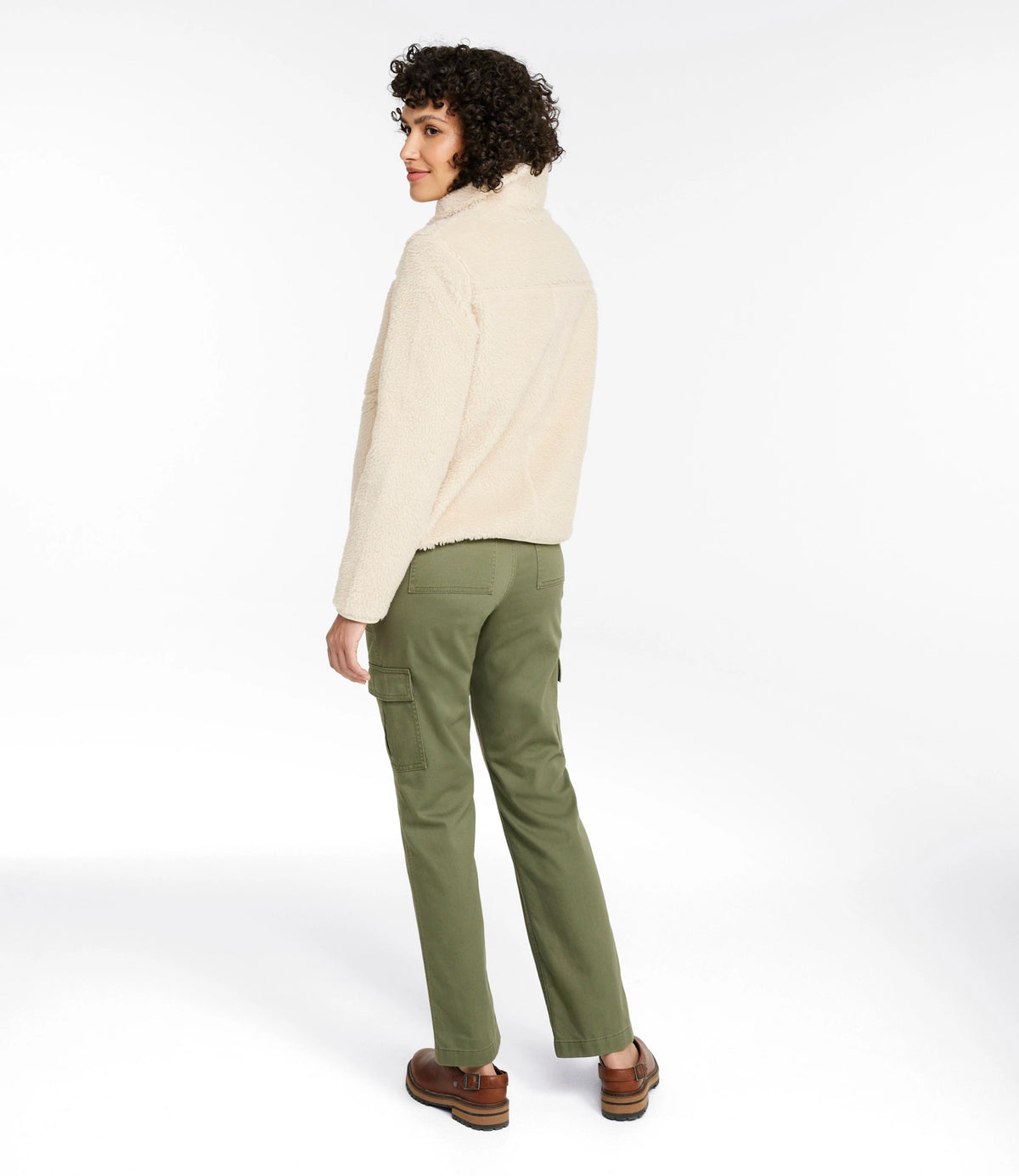 Women's Sherpa Fleece Jacket - Teal