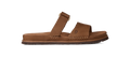 Women's Adjustable Leather Slide Sandal