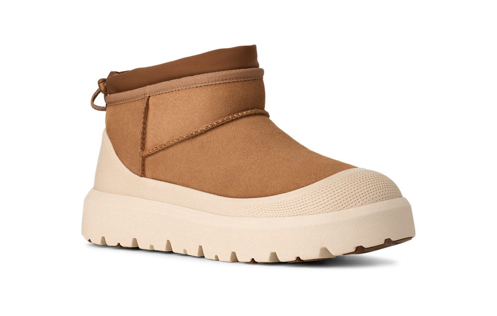 Men's Waterproof Short Winter Boots - Black