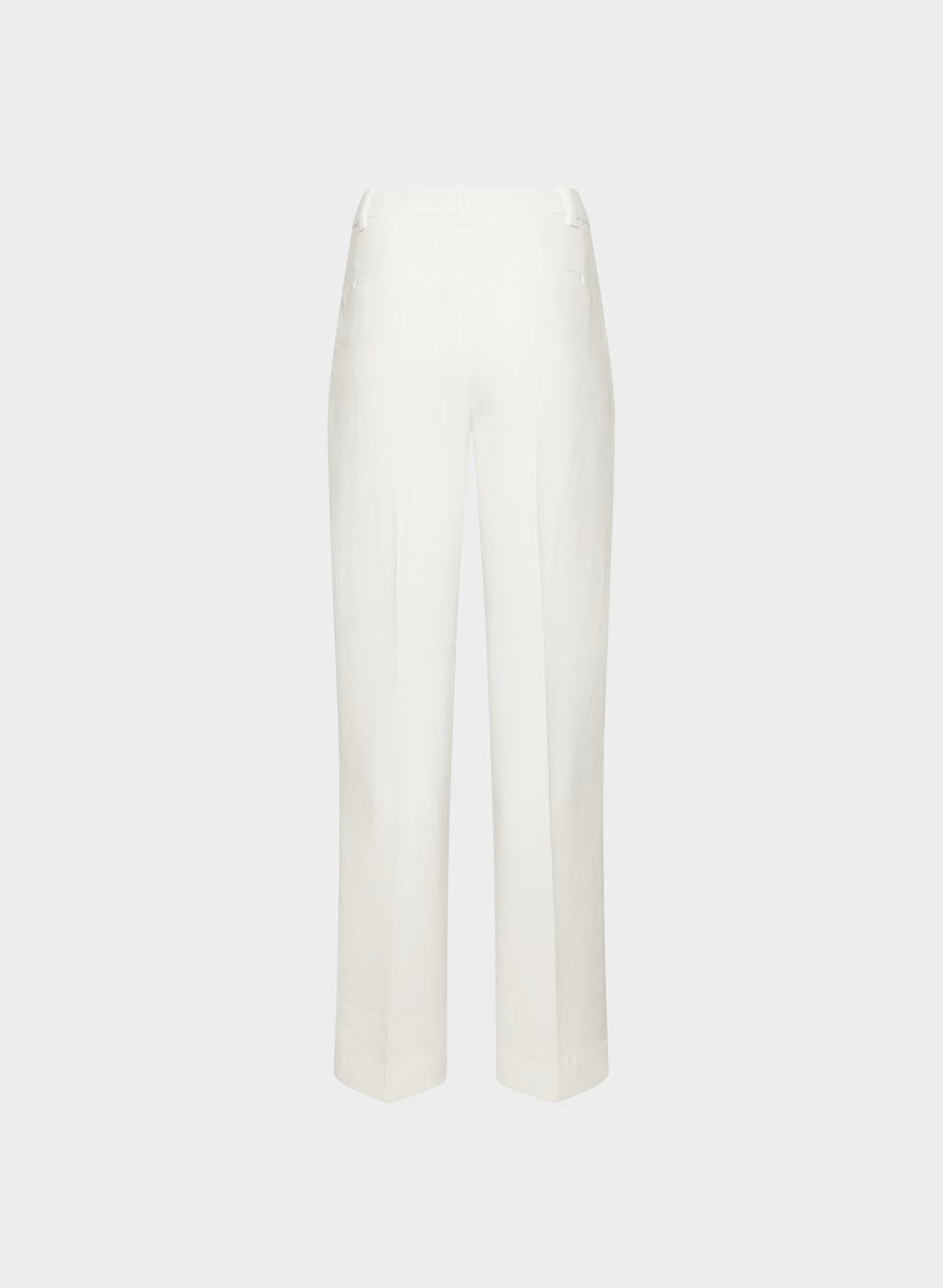 High-Rise Wide-Leg Crepe Trousers - Sand