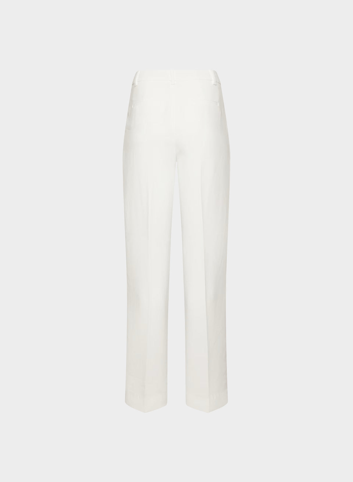 High-Rise Wide-Leg Crepe Trousers - Sand