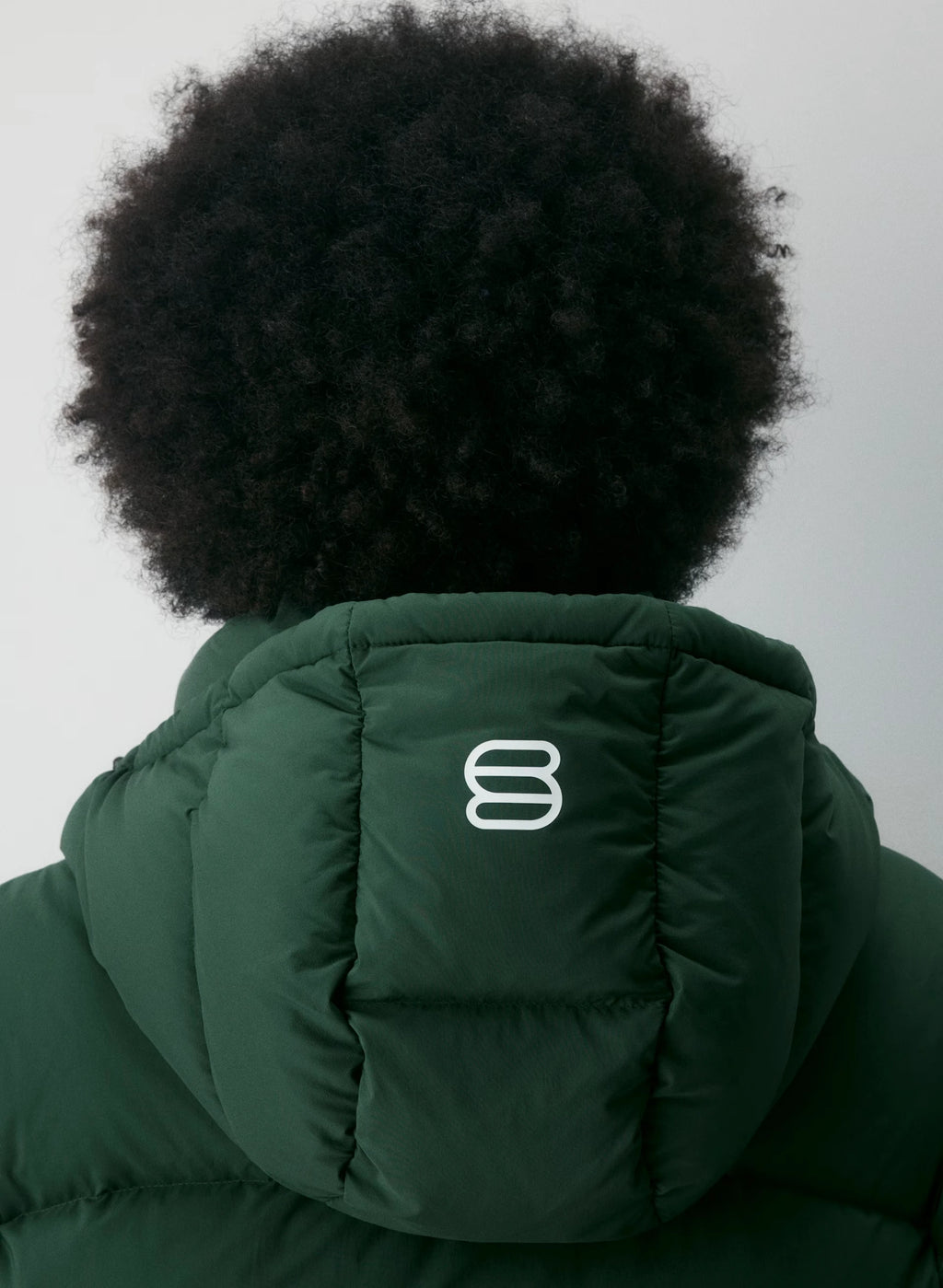 Long Down Puffer Jacket - Blue