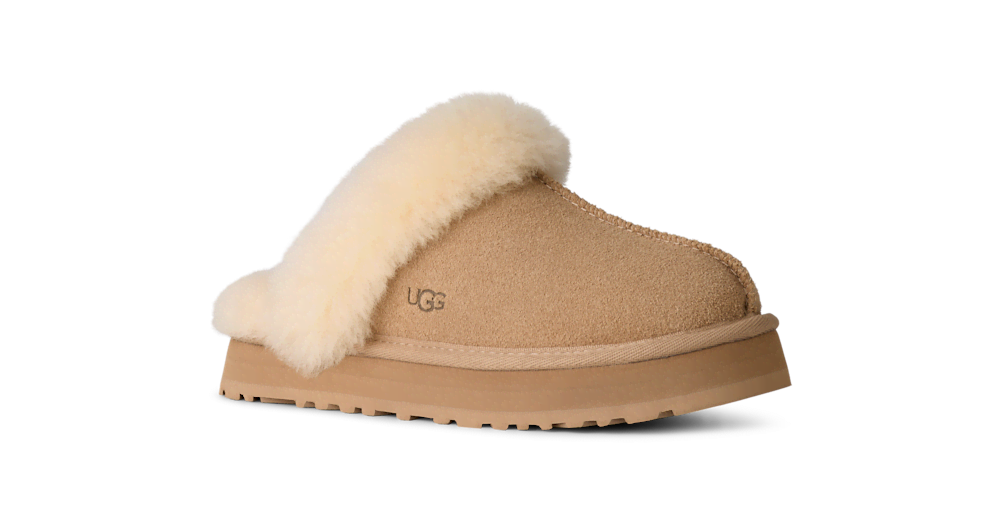 Kids' Suede Platform Slippers - Sand