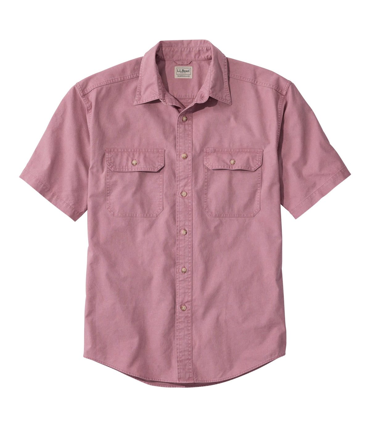 Men's Short Sleeve Canvas Shirt - Green