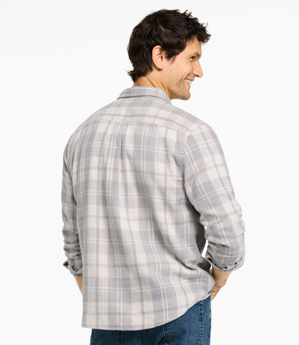 Men's Brushed Cotton Flannel Shirt - Barley
