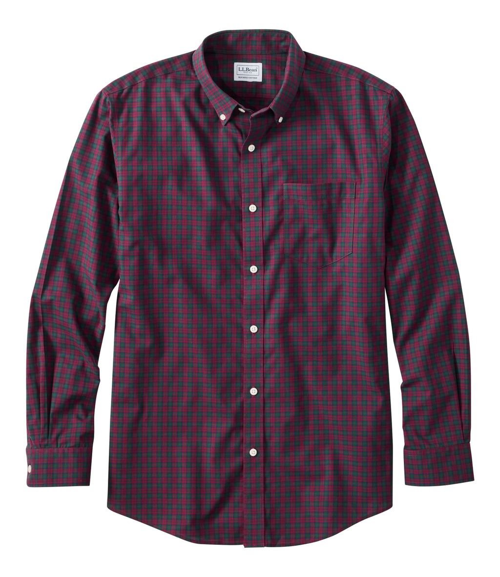 Men's Wrinkle-Resistant Check Shirt - Blue