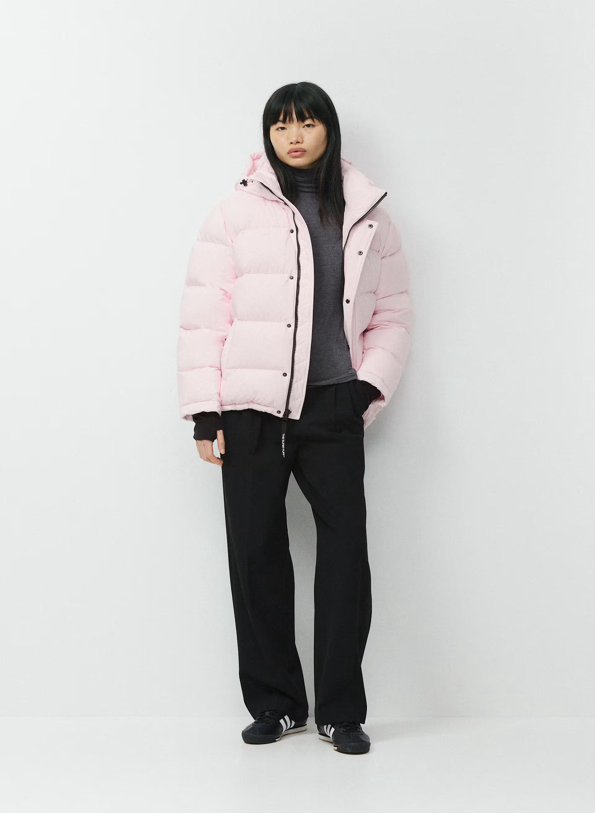 Long Down Puffer Jacket - Blue