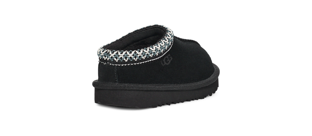 Toddler Suede Slip-On Slipper - Black