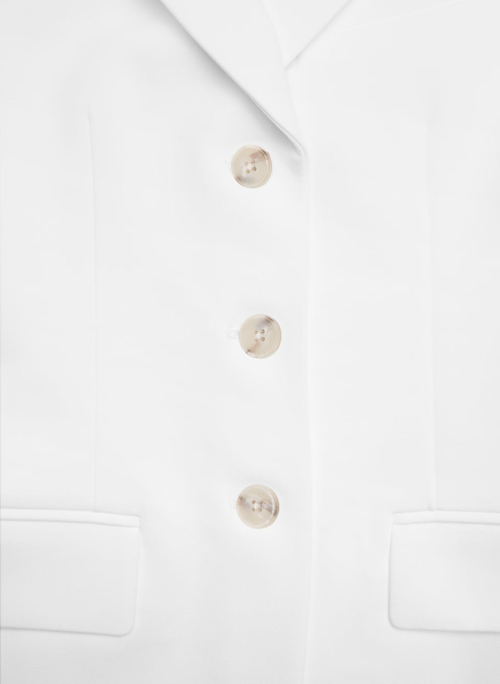 Single-Breasted Stretch Blazer - Brown Check