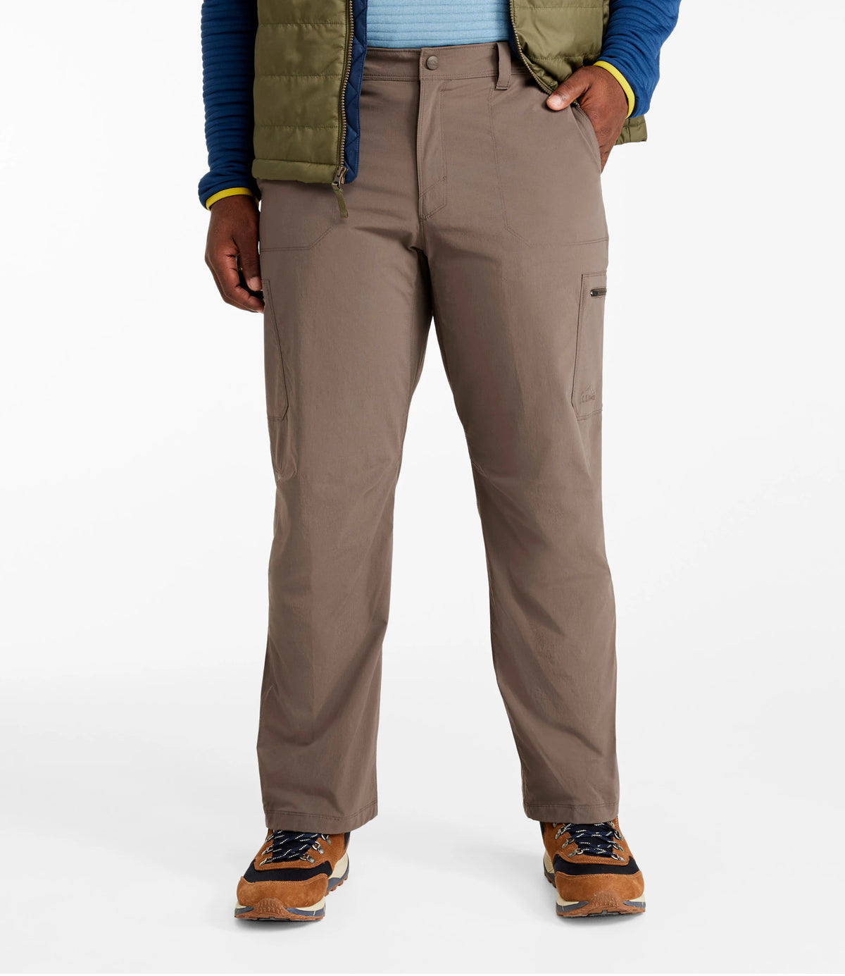 Men's Water-Resistant Hiking Pants - Gray