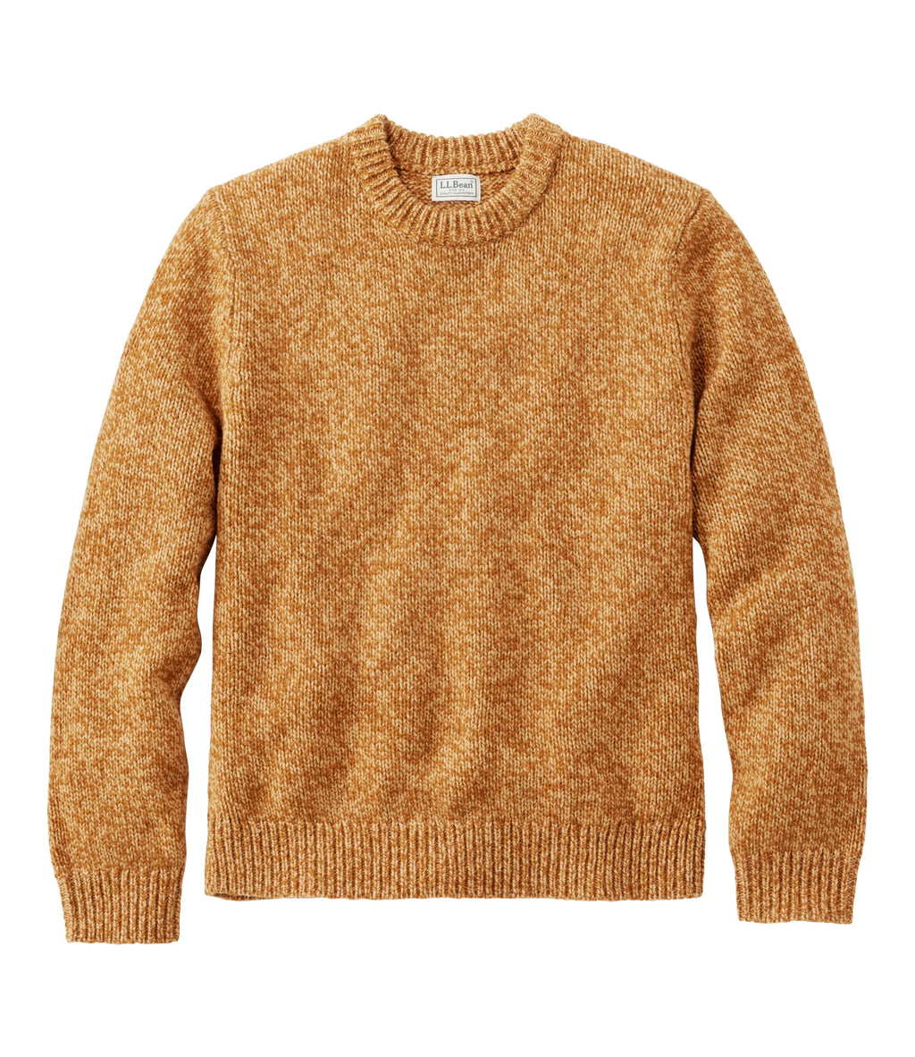 Men's Lambswool Crewneck Sweater - Rosewood
