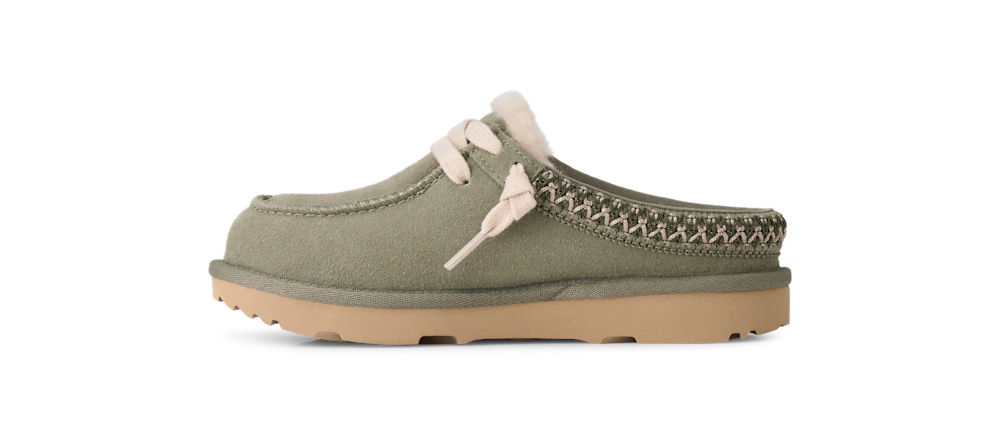 Kids' Suede Lined Mule - Sand