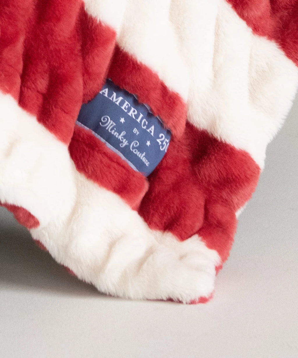 Double-Sided Plush Flag Blanket