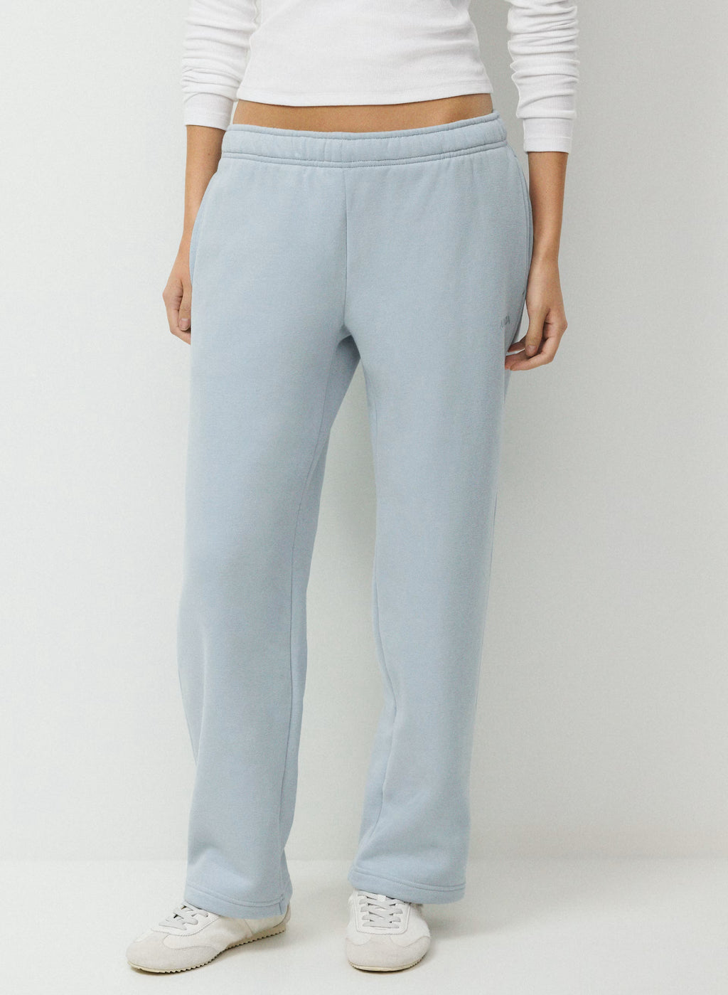 Straight-Leg Fleece Sweatpants - Yellow