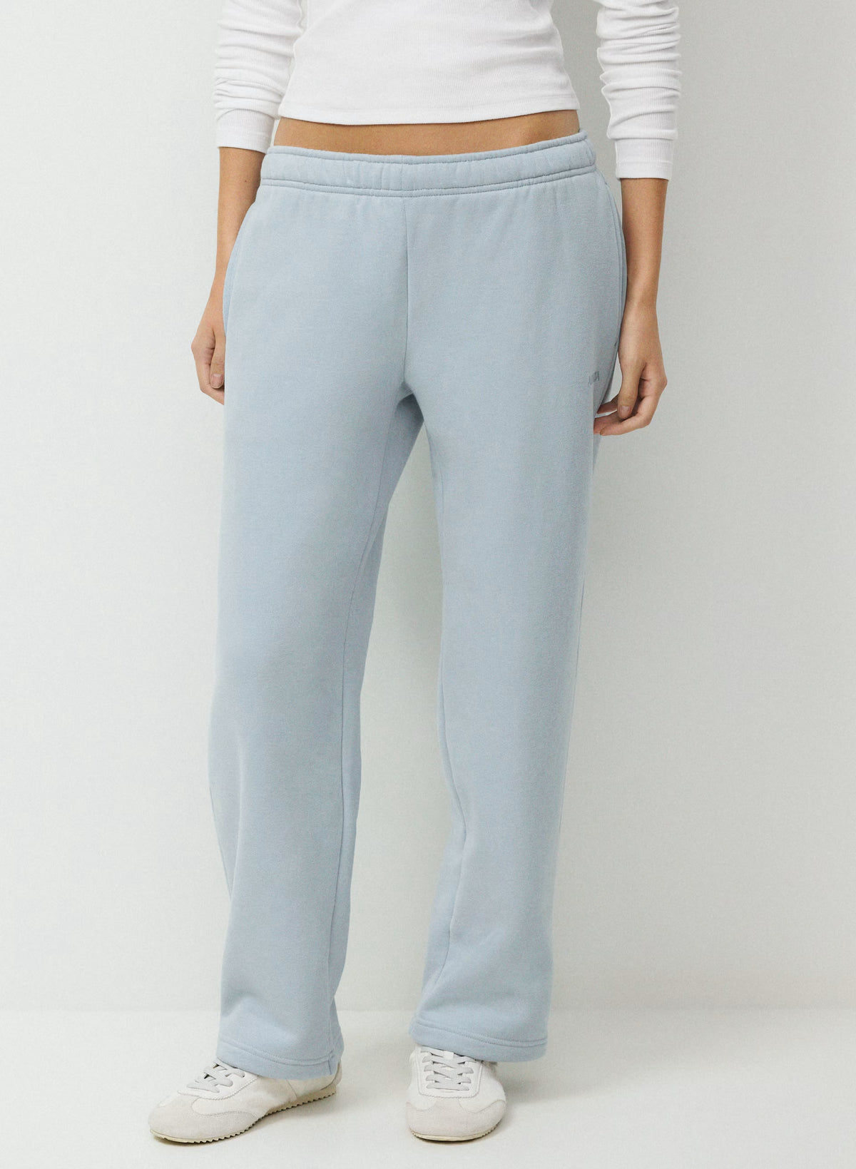 Straight-Leg Fleece Sweatpants - Yellow