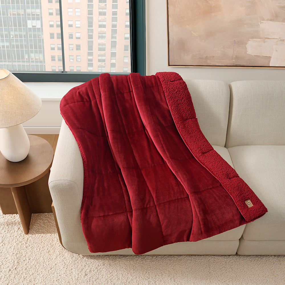 Plush Polyester Throw Blanket - Birch