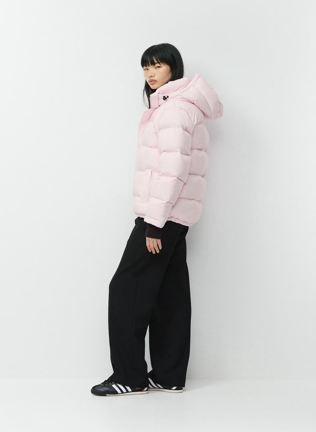 Long Down Puffer Jacket - Blue