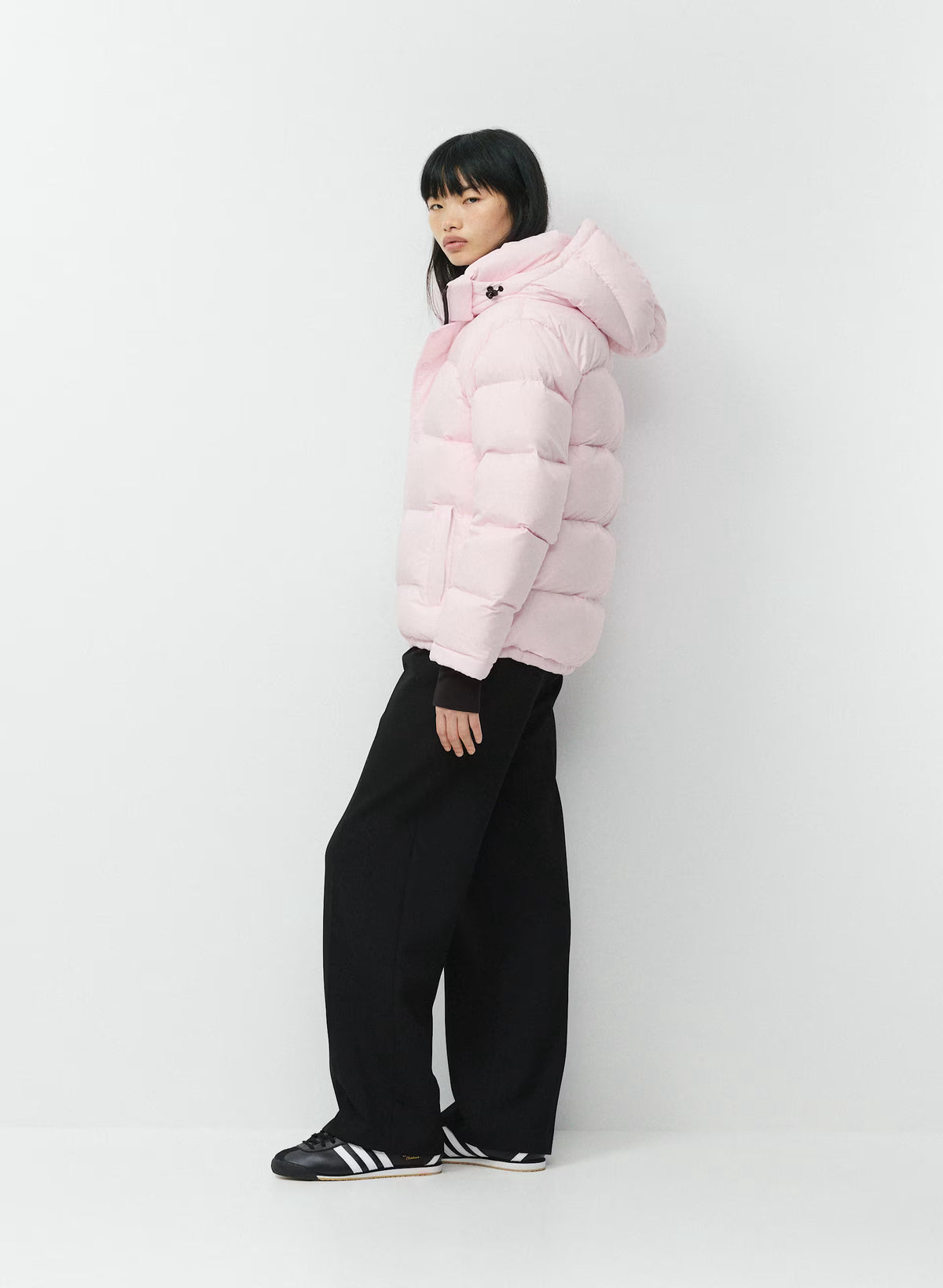 Long Down Puffer Jacket - Blue