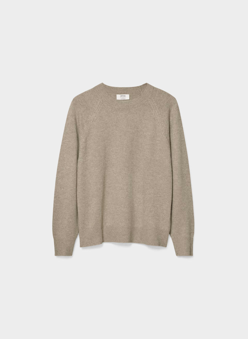 Wool Cashmere Raglan Sweater - Olive