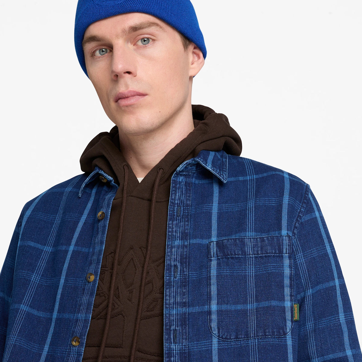 Men's Indigo Check Regular Shirt