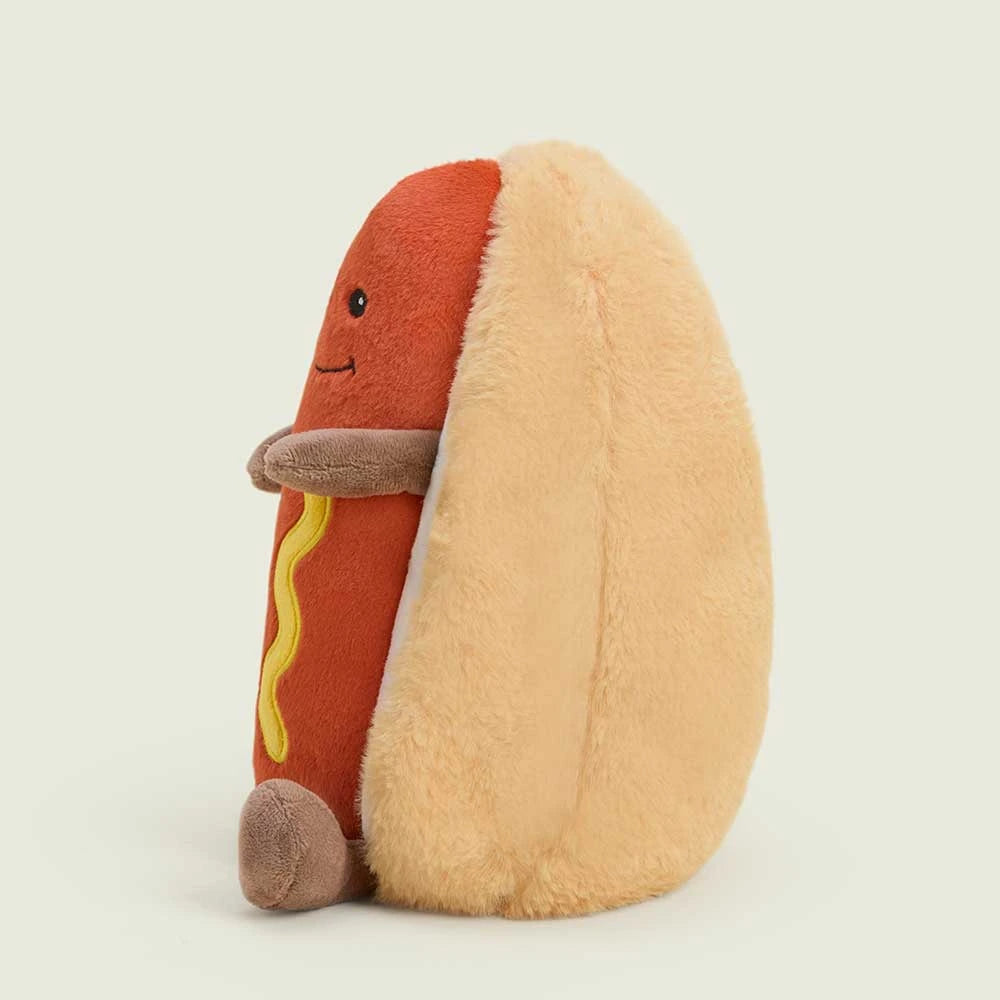 Hot Dog Microwavable Plush
