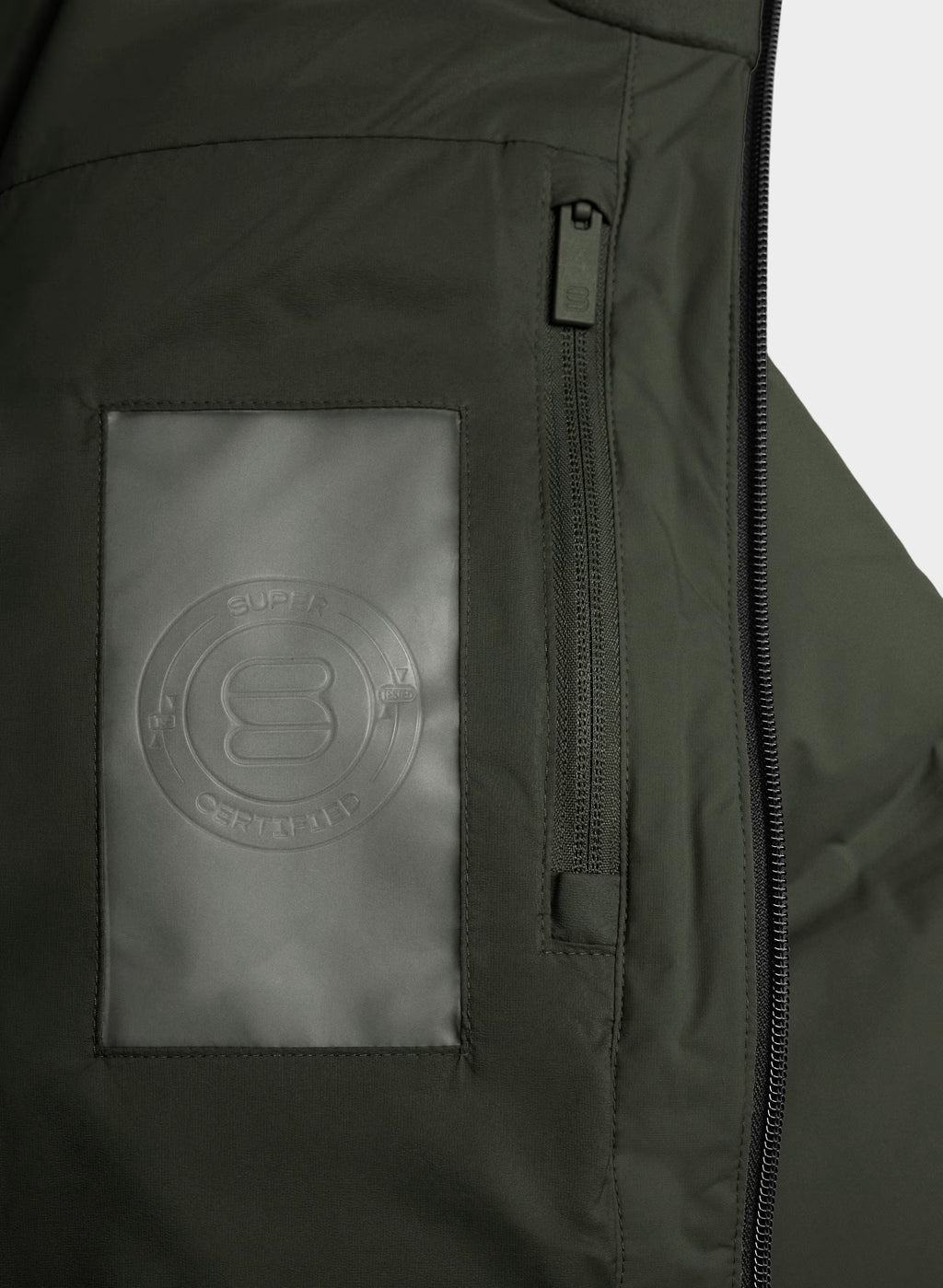 Waterproof Long Down Puffer Coat - Gray
