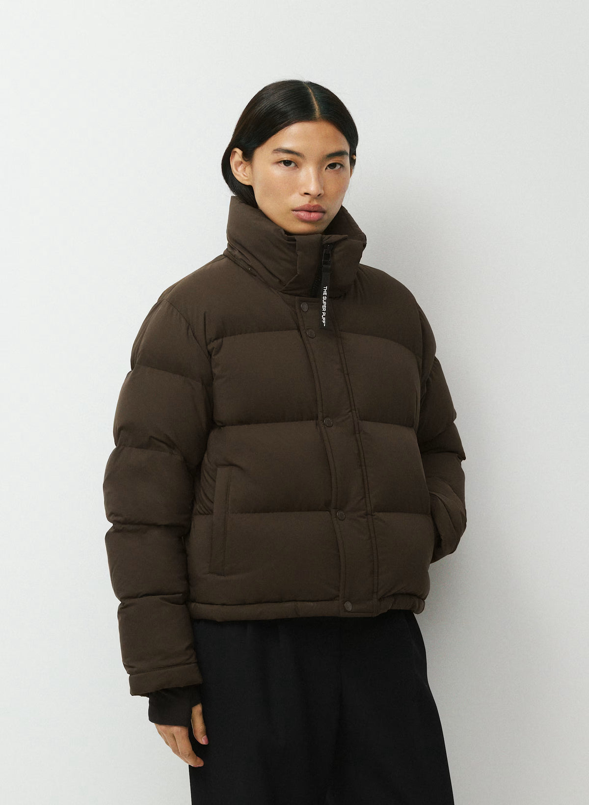 Short Down Puffer Jacket - Blue