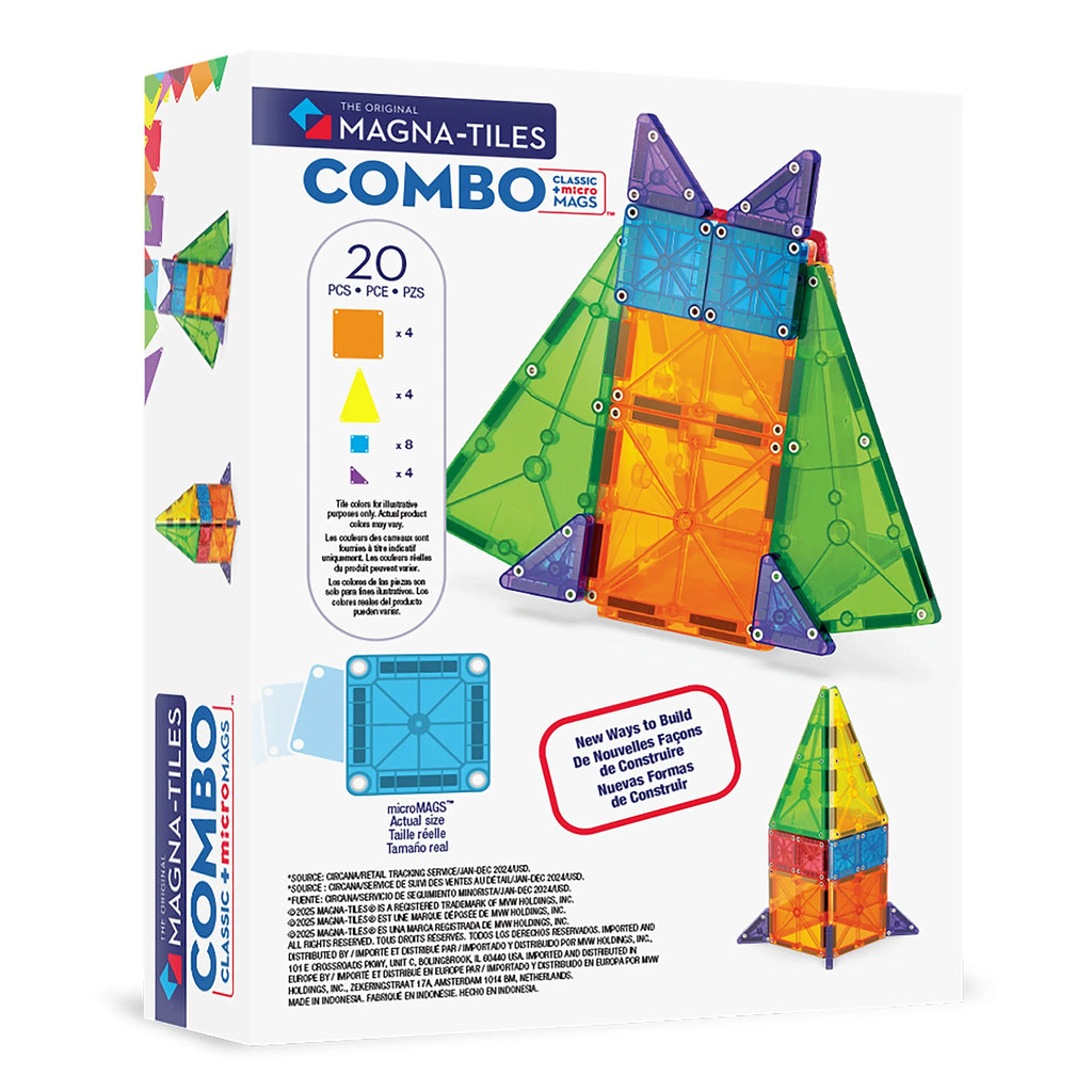 20-Piece Magnetic Building Starter Set