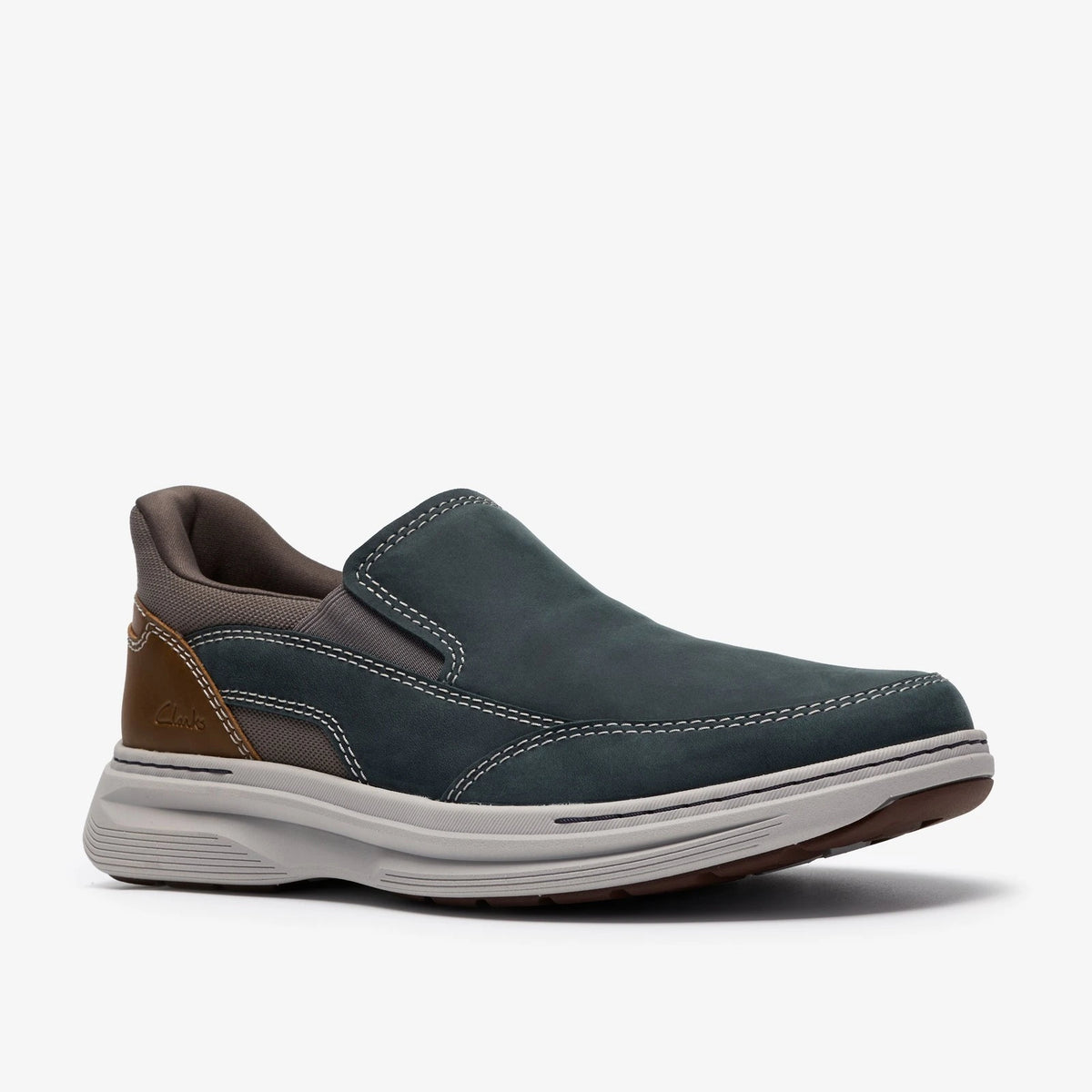 Leather Slip-On Loafer - Navy