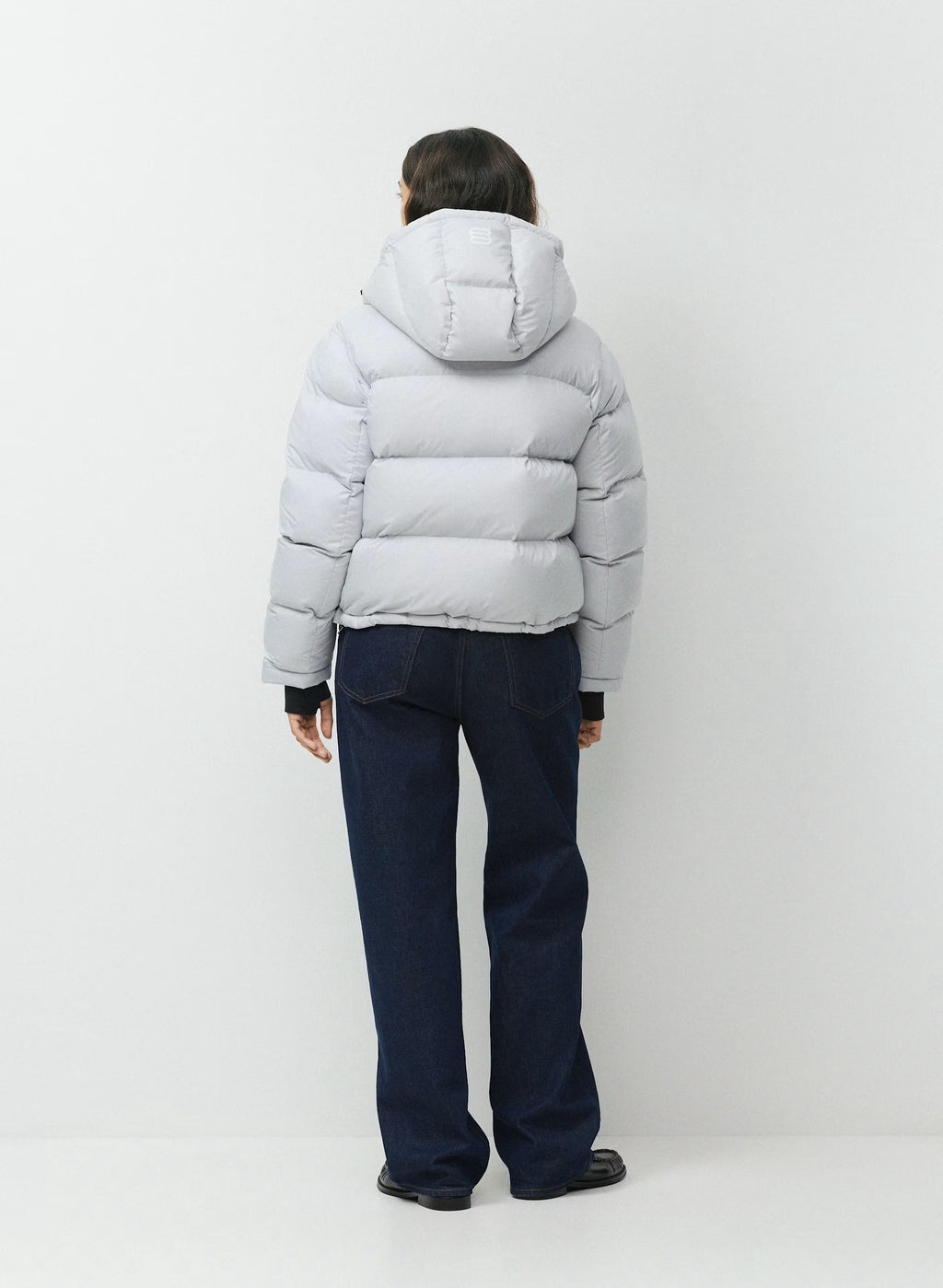 Short Down Puffer Jacket - Blue