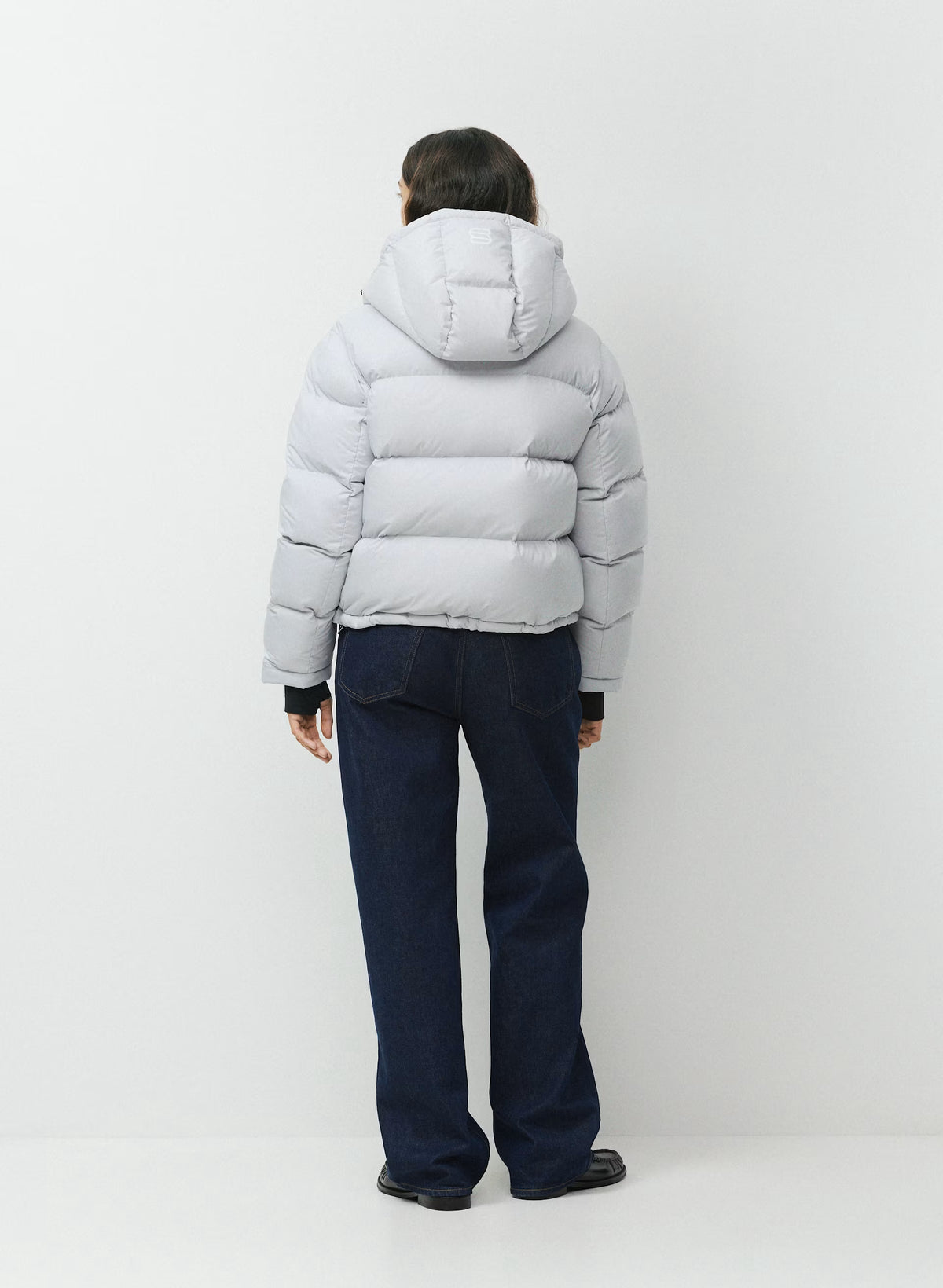 Short Down Puffer Jacket - Blue