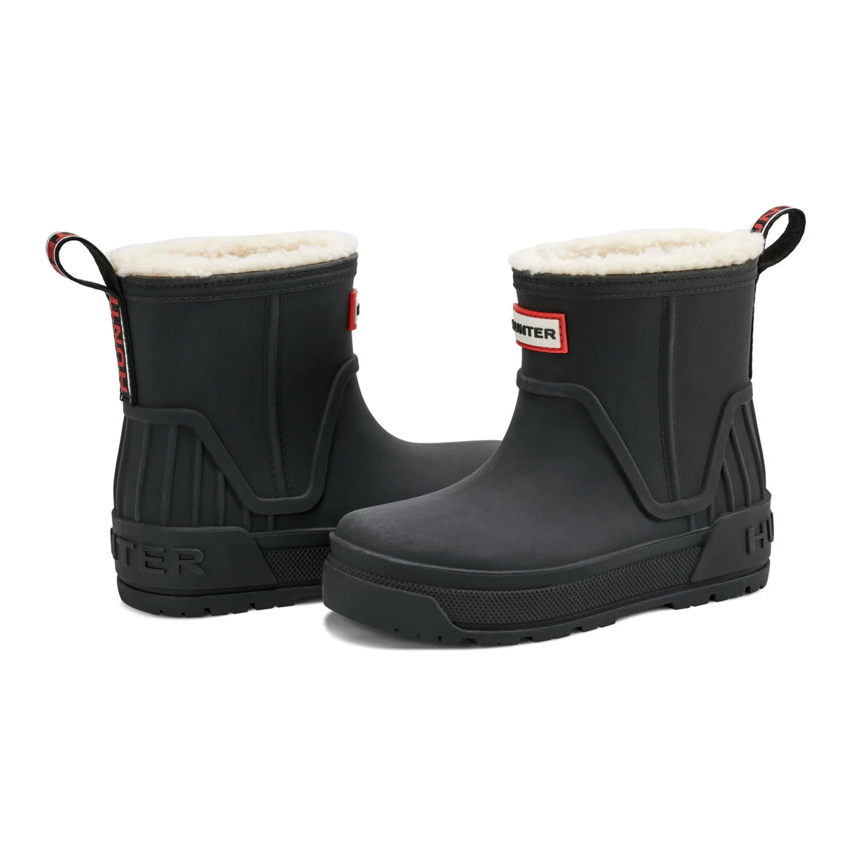 Kids' Insulated Waterproof Rain Boots - Black