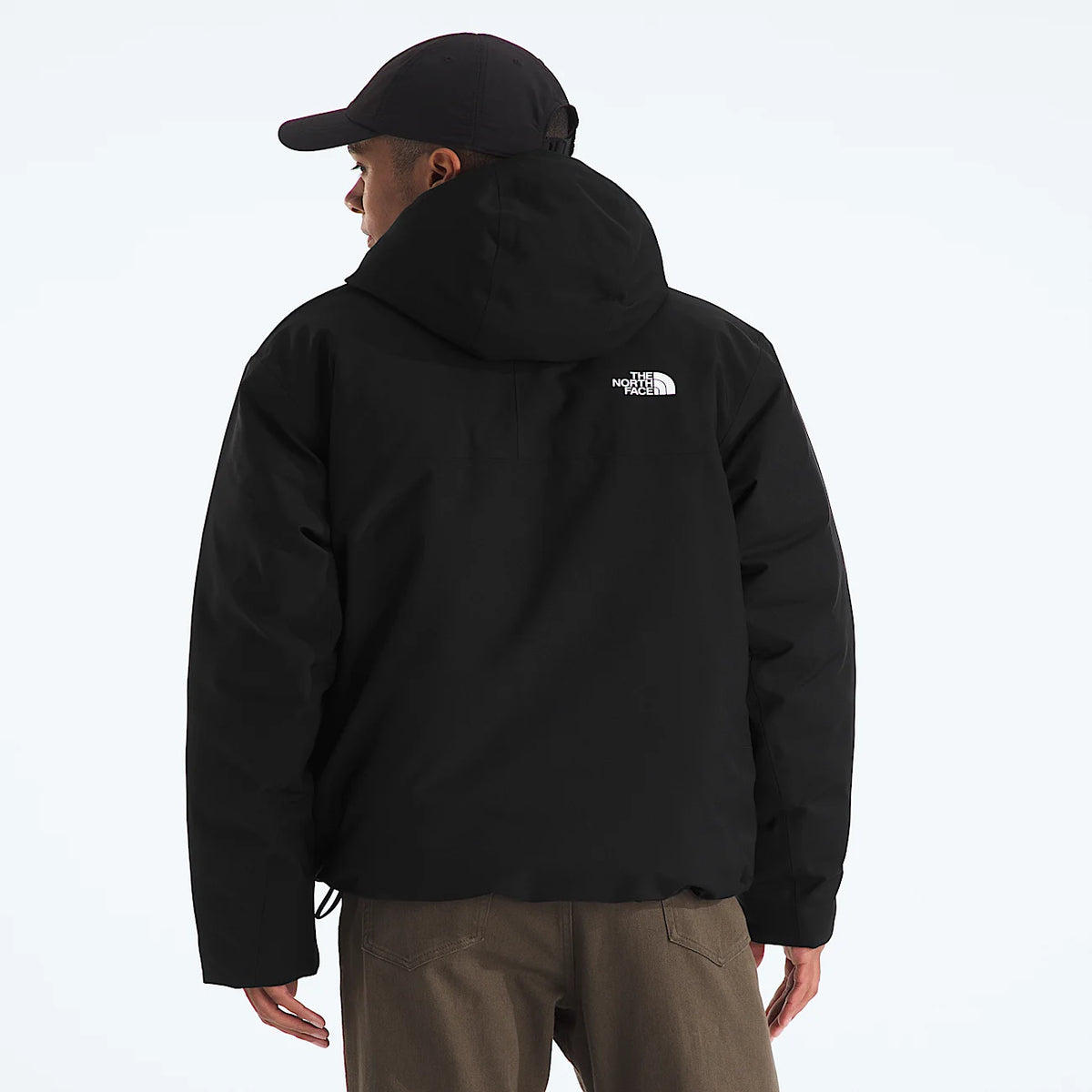 Men's Down Hooded Jacket - Black