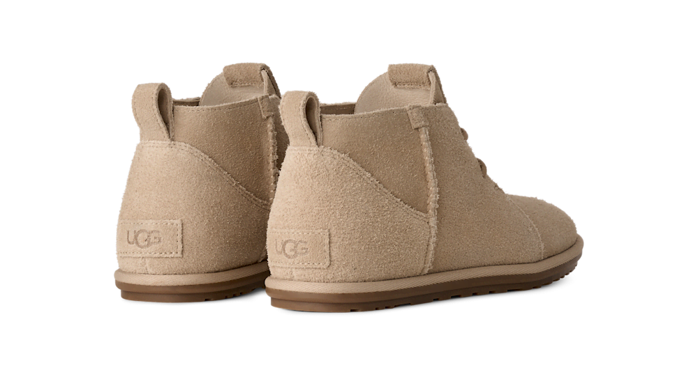 Women's Leather Lace-Up Boot - Sand