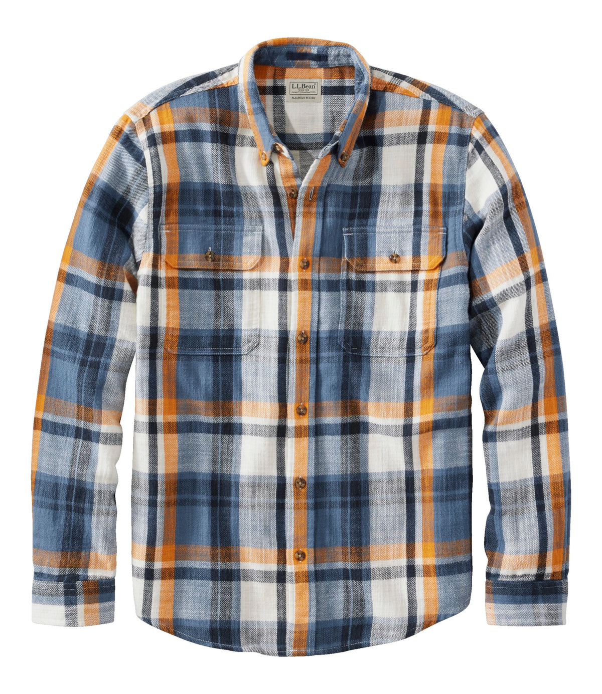 Men's Brushed Cotton Flannel Shirt - Barley