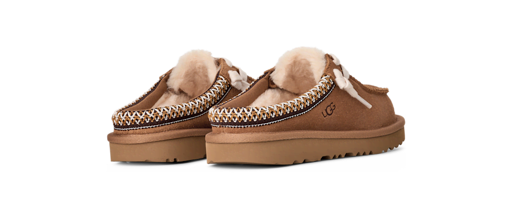 Kids' Suede Lined Mule - Sand