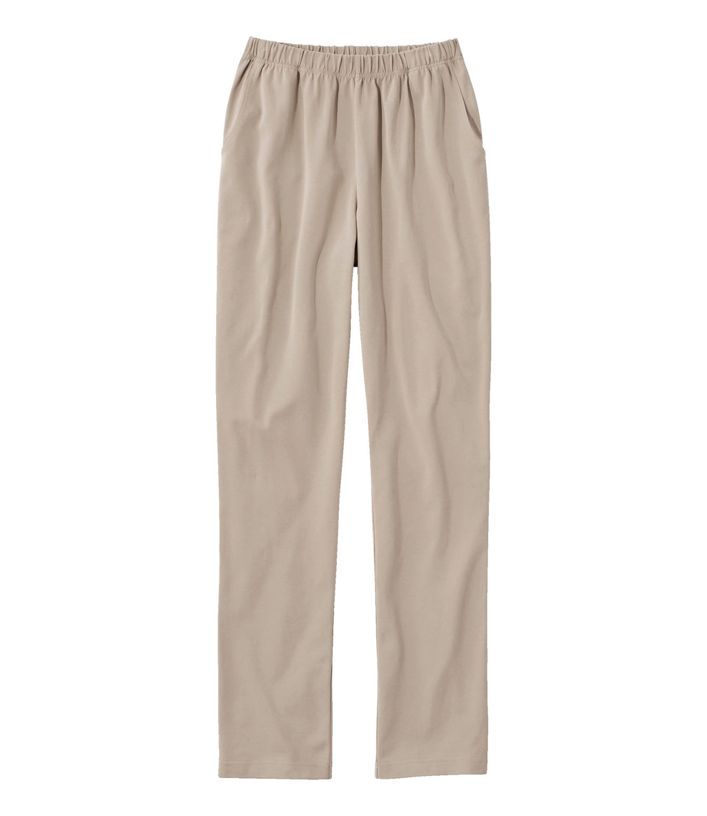 Women's High-Rise Stretch Tapered Pants - Taupe
