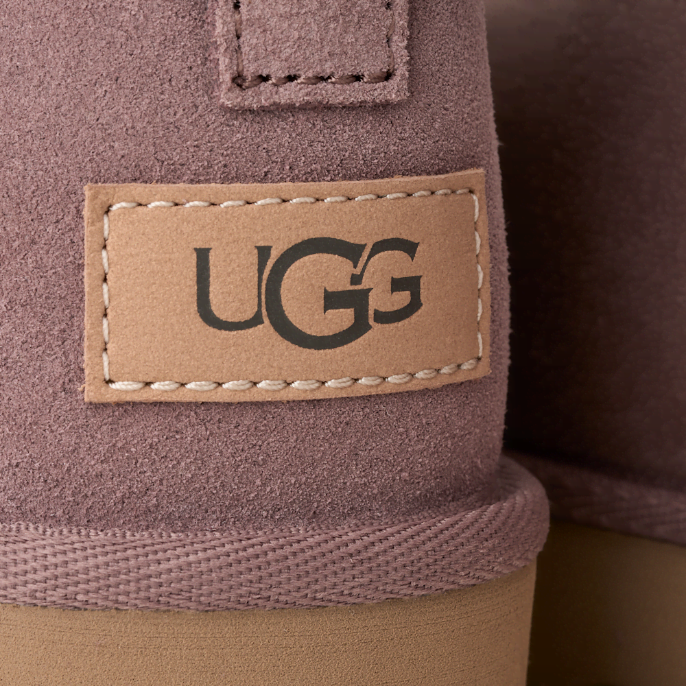 Women's Ultra-Short Sheepskin Boot - Grey