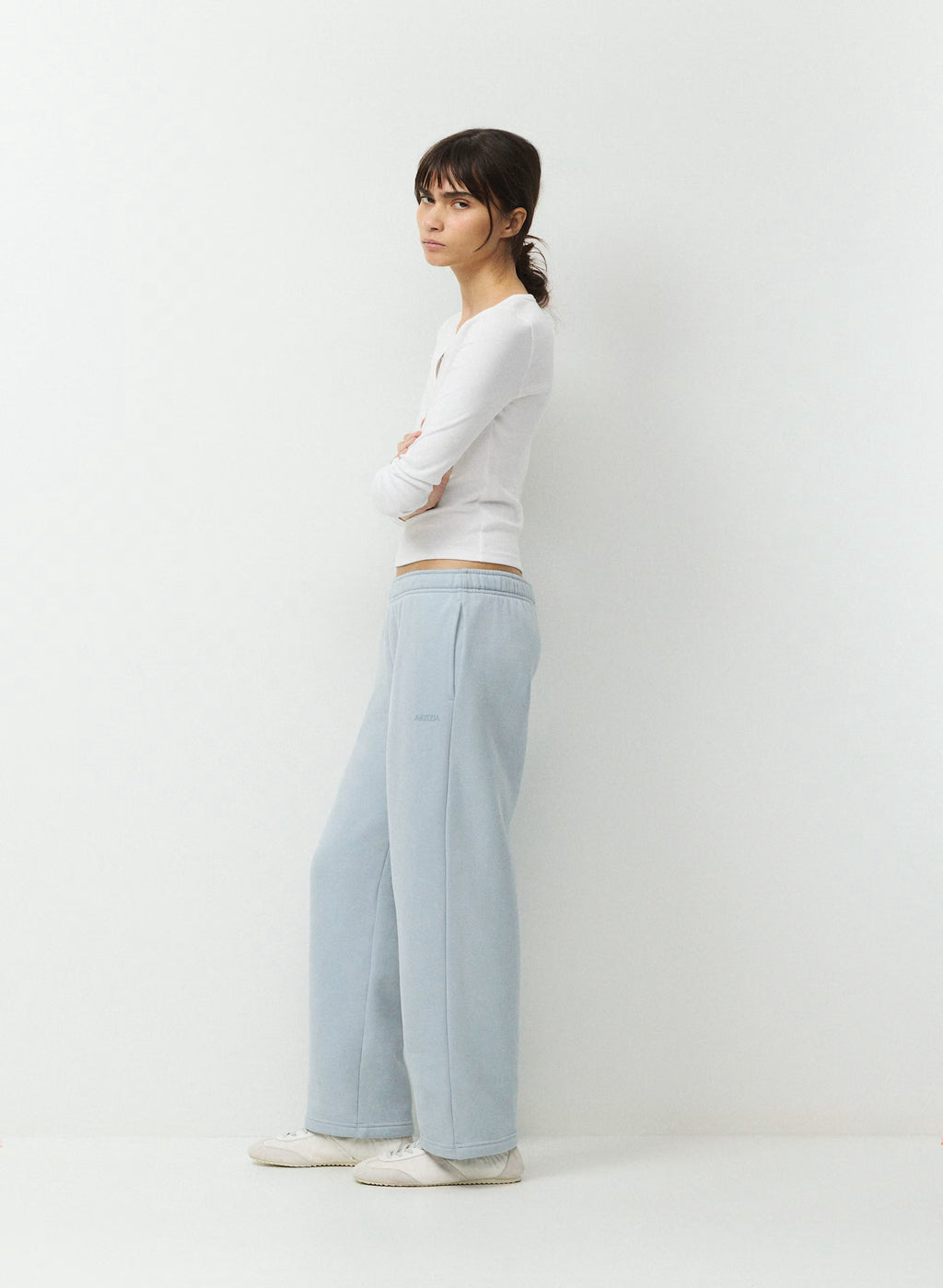 Straight-Leg Fleece Sweatpants - Yellow