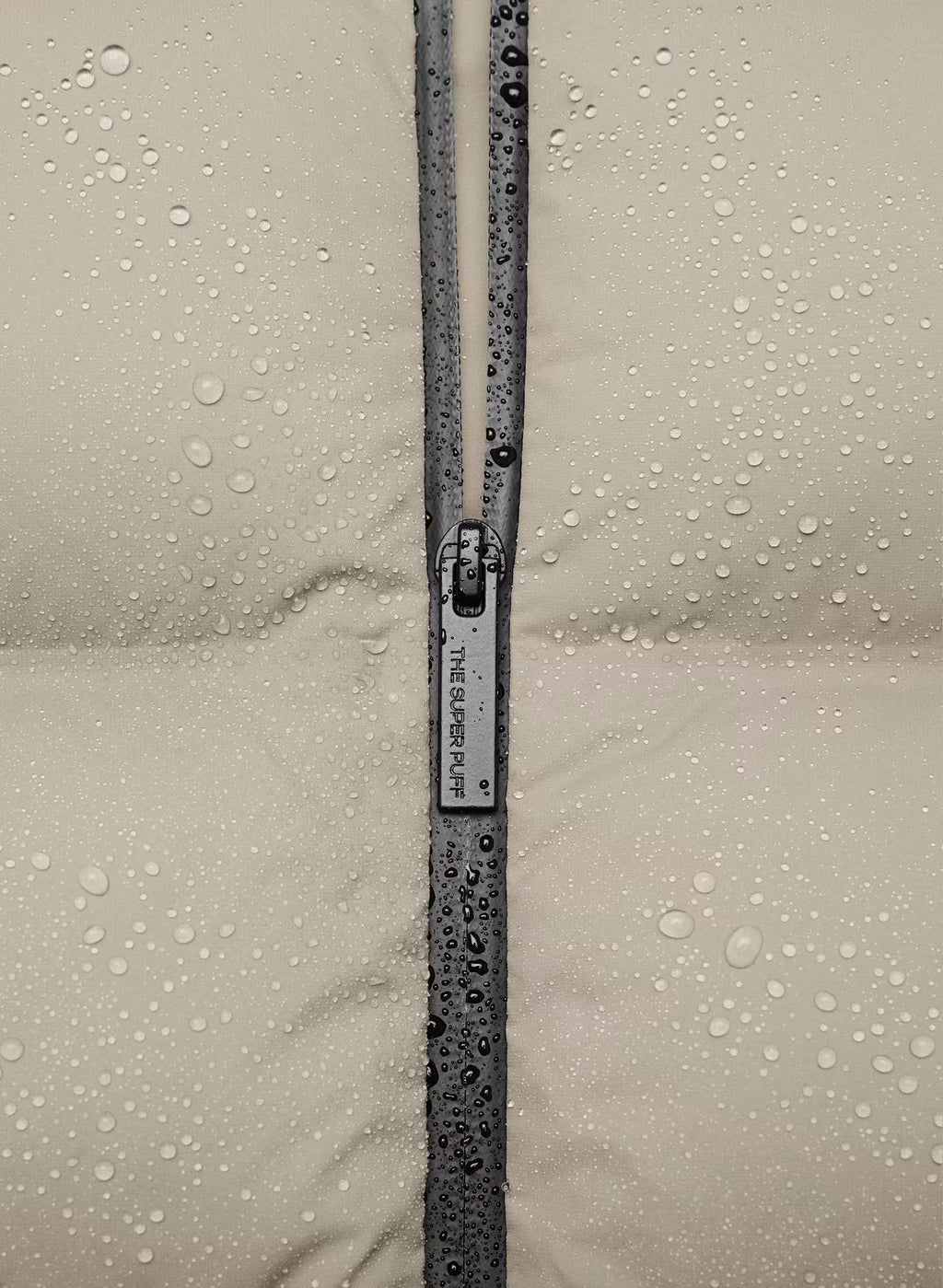 Waterproof Long Down Puffer Coat - Gray