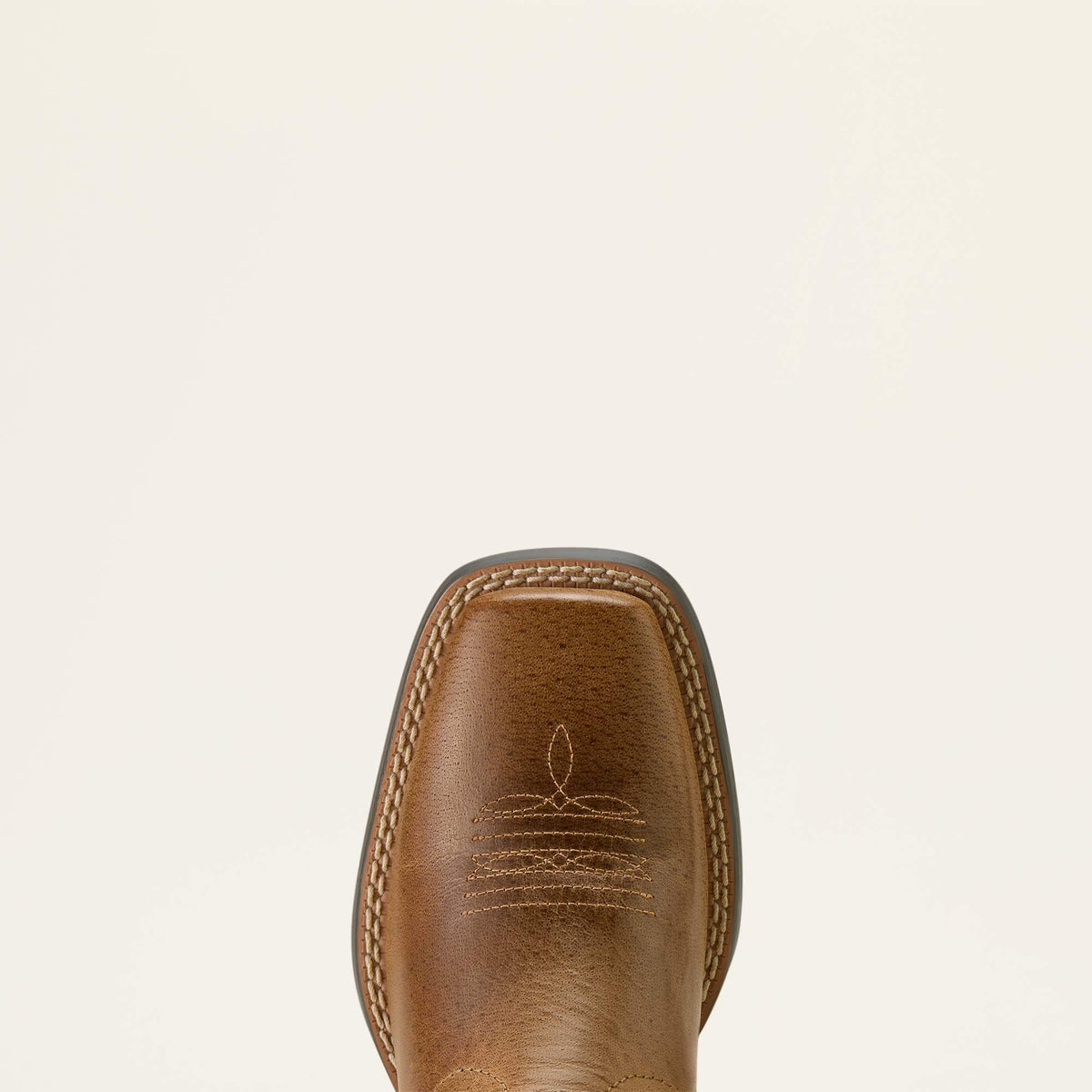 Kids' Wide Square Toe Leather Boots - Brown