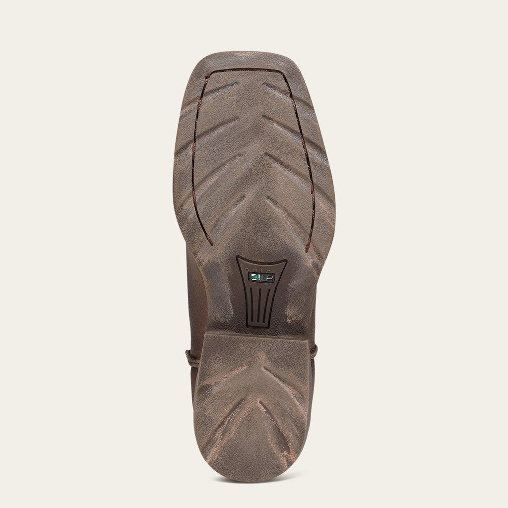 Kids' Leather Western Boot - Earth