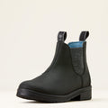 Kids' Leather Chelsea Boots - Black