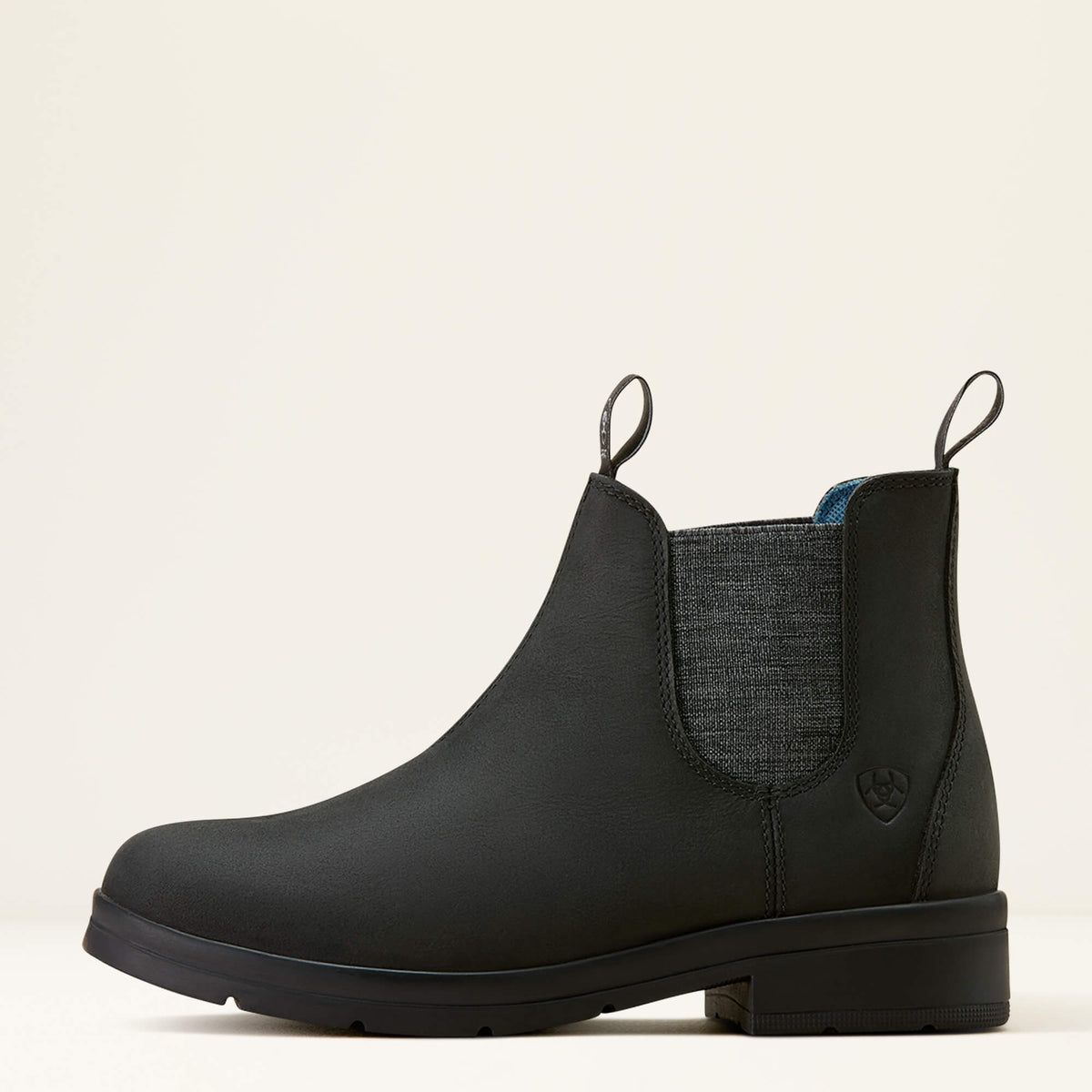 Kids' Leather Chelsea Boots - Black