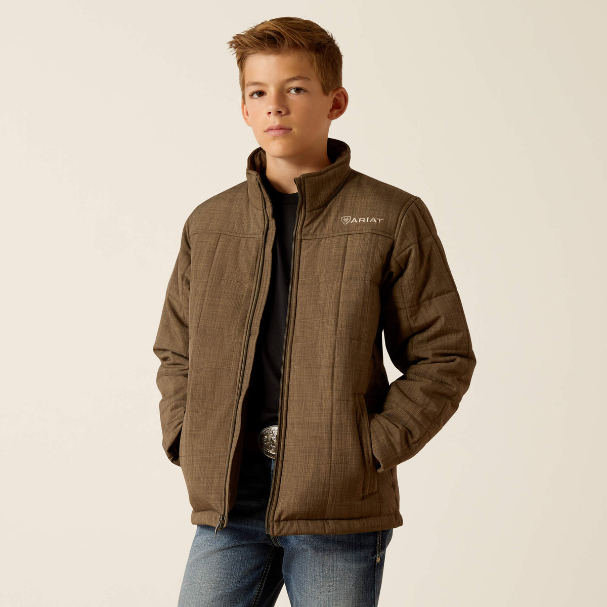 Boys' Insulated Ripstop Jacket - Green